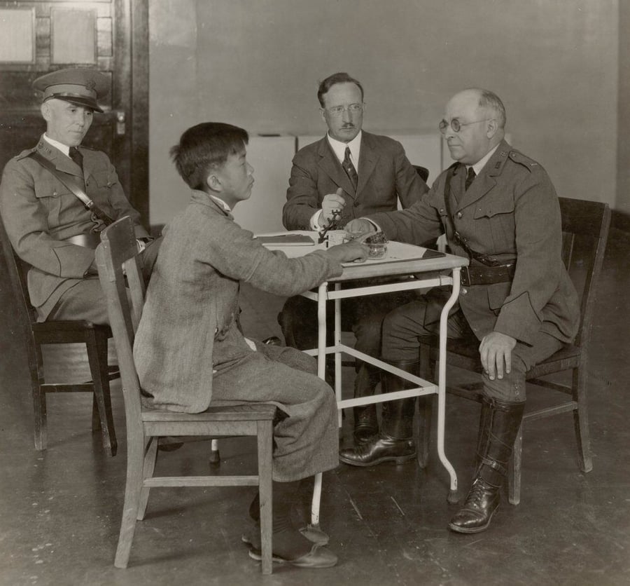 Immigration+Interview+on+Angel+Island,+1923